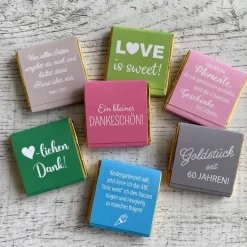 Gastgeschenk Konfirmation Firmung | Schokolade Schokotäfelchen | personalisiert