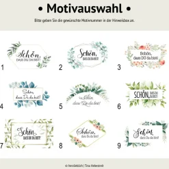 Gastgeschenk Konfirmation Firmung | Schokolade Schokotafel Vollmilch | Schön, dass Du da bist!