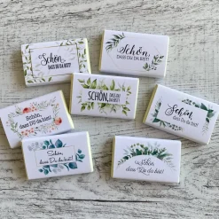 Gastgeschenk Konfirmation Firmung | Schokolade Schokotafel Vollmilch | Schön, dass Du da bist!