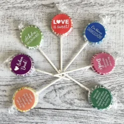 Gastgeschenk Taufe | Lolli Bonbon Lutscher | personalisiert