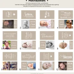 Gastgeschenk Taufe | Schokolade 10g Schokotafel Vollmilch | personalisiert + Foto