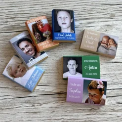 Gastgeschenk Taufe | Schokolade 10g Schokotafel Vollmilch | personalisiert + Foto