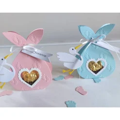 Gastgeschenk, Tischkarte zum befüllen, Tischdeko zur Taufe