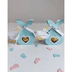 Gastgeschenk, Tischkarte zum befüllen, Tischdeko zur Taufe