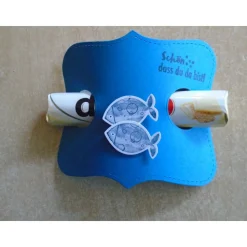 Gastgeschenk zur Kommunion Konfirmation Duplo Junge Fisch Taufe Gastgeschenke Goodies Goodie  Firmung Stampin  up
