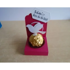 Gastgeschenk zur Konfirmation Kommunion Junge Mädchen Taufe Gastgeschenke Goodies Goodie VerpackungTaube Tischdeko