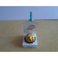 Gastgeschenk zur Taufe Junge Geburt Baby Goodies Tischdekoration Goodie Deko Dekoration Oma Patentante Patenonkel