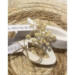 Gastgeschenke / Fische - Taufe - Kommunion - Konfirmation - Firmung - „Schön, dass du da bist“ - handgefertigt, Deko