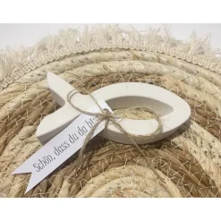 Gastgeschenke / Fische - Taufe - Kommunion - Konfirmation - Firmung - „Schön, dass du da bist“ - handgefertigt, Deko