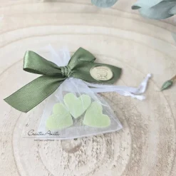 Gastgeschenke mit je 3 Seifenherzen LEMONGRAS GiveAway