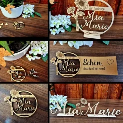 Gastgeschenk/Mitgebsel zu Taufe | Hochzeit | Geburtstag mit persönlicher Wunschgravur