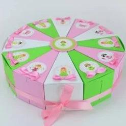 Gastgeschenk-Torte mit Prinzessinmotiv –  12 oder 24 Stück – individuell personalisierbar