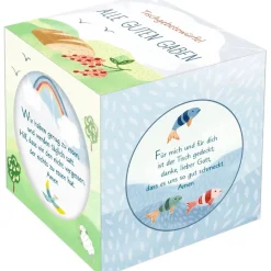 Gebetswürfel - Alle guten Gaben.Taufgeschenk,Christliche Geschenk 6x6x6 cm Holz