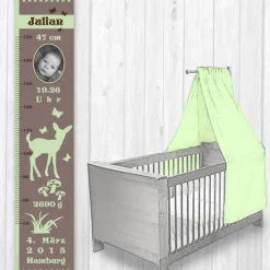 Geburtsdaten Messlatte: Reh - braun grün