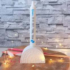 Geburtskerze personalisiert – Geschenk zur Geburt für Jungen & Mädchen