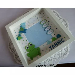 Geburtsrahmen/Geschenk zur Geburt/Taufe, Bilderrahmen personalisiert/ individualisierbar mit den Geburtsdaten