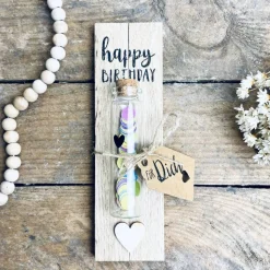 Geburtstag im Glas. Happy Birthday. Geldgeschenk mit Konfetti für deine Herzensmenschen.