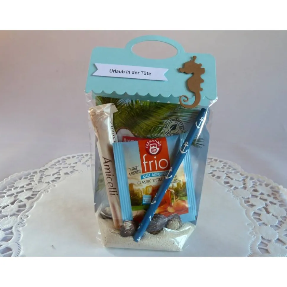 Geburtstagsgeschenk/Kleine Aufmerksamkeit/eine Tüte Urlaub/Mitbringsel