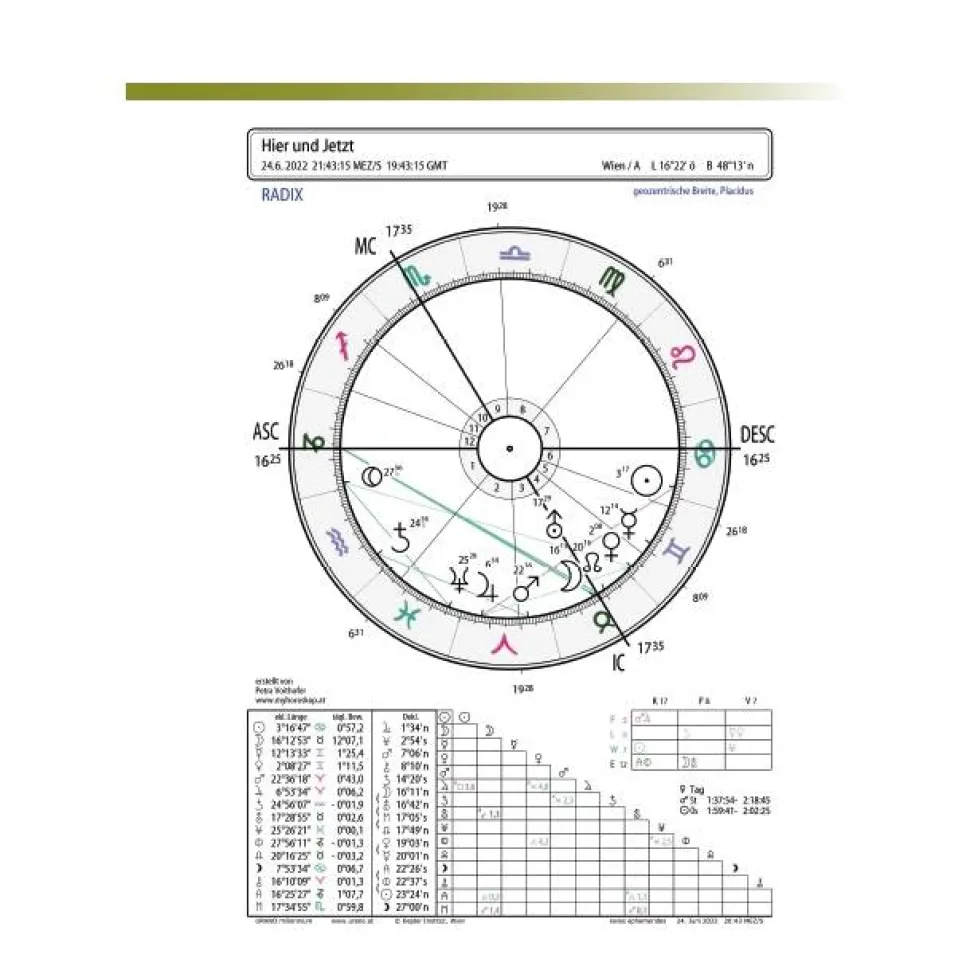 Geburtstagshoroskop Geschenkbuch - für Erwachsene
