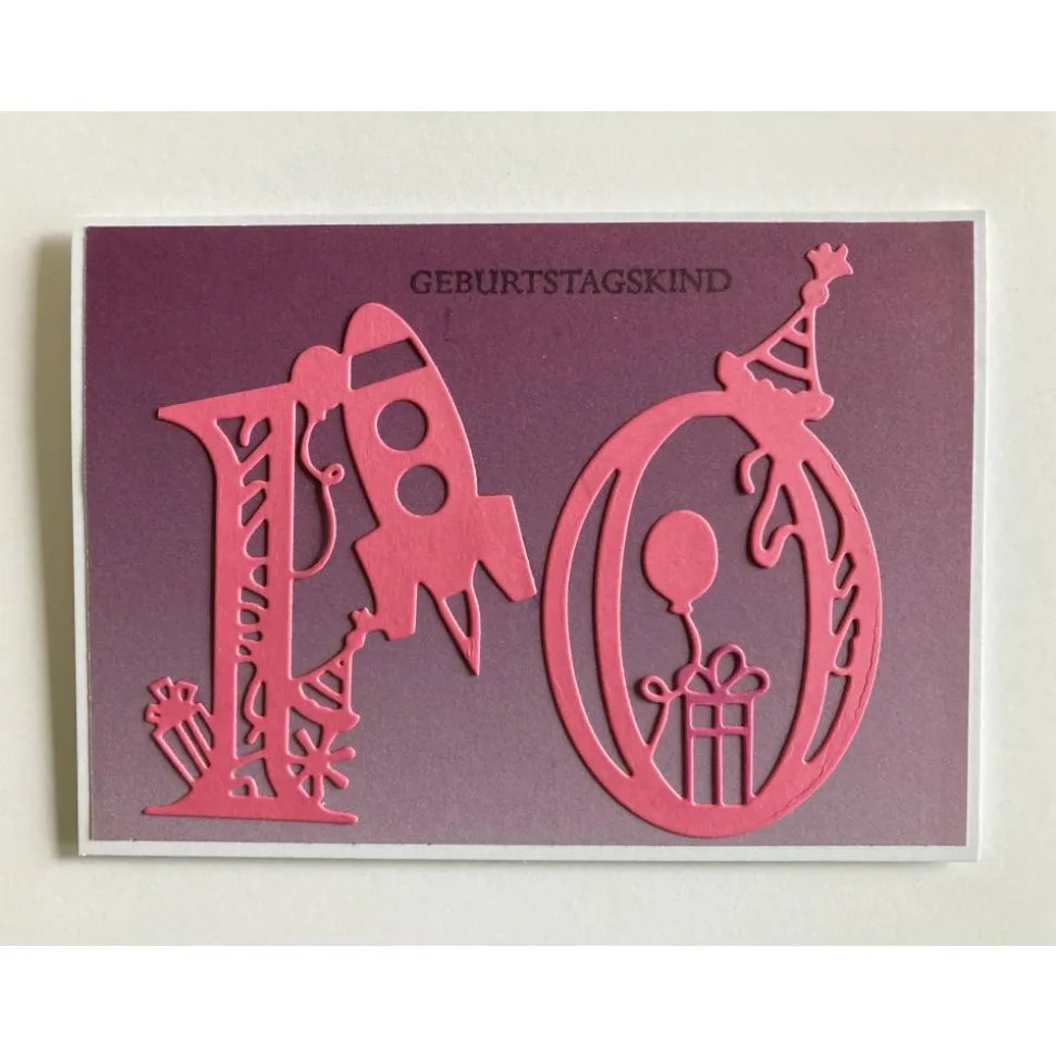 Geburtstagskarte 10. 12. 13. Geburtstag Glückwunschkarte Kinder Handarbeit