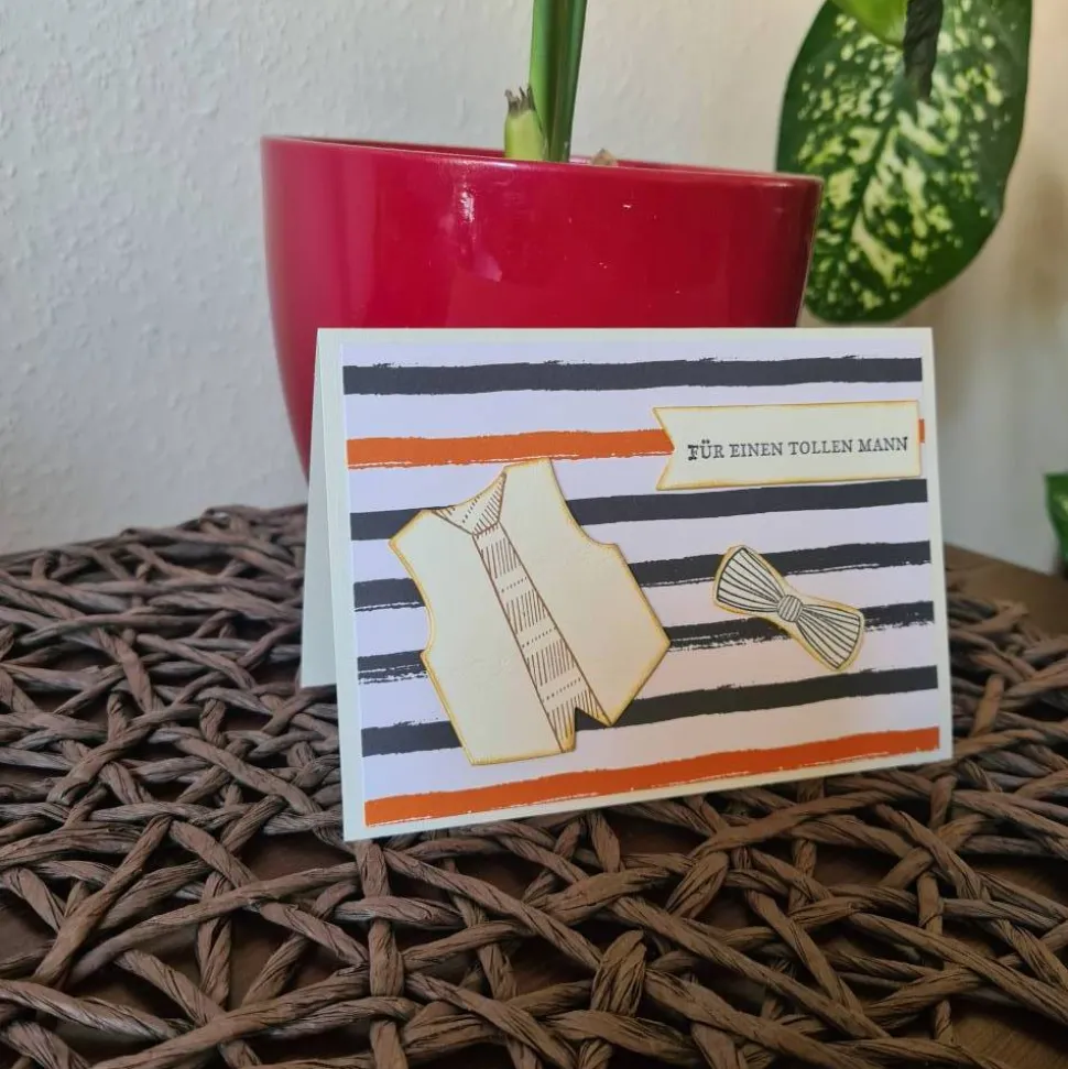 Geburtstagskarte - Hemd mit Krawatte - Für einen tollen Mann