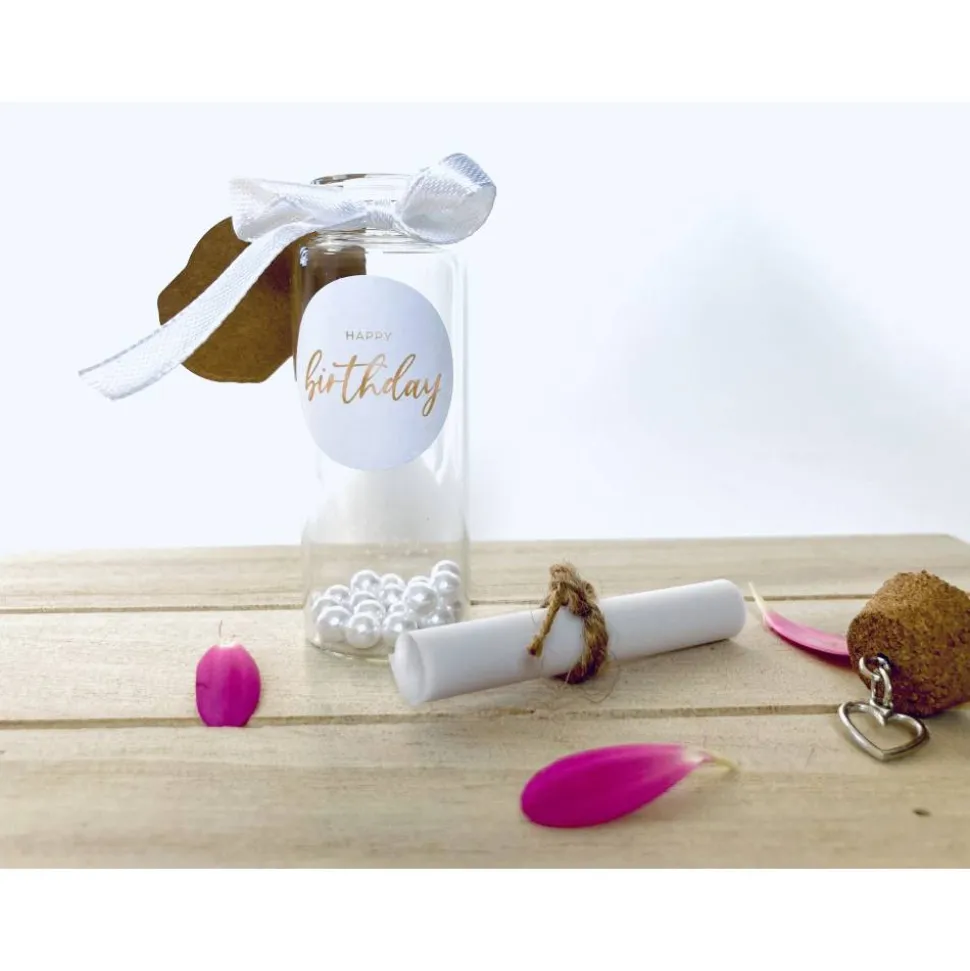 Geburtstagskarte / Karte zum Geburtstag / Glückwunschkarte / Flaschenpost