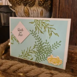 Geburtstagskarte - Krabbe - Glück und Meer