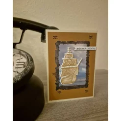 Geburtstagskarte / Schiff / Meer / Maritim Gruß / Seefahrt / Segelkarte / Geschenk