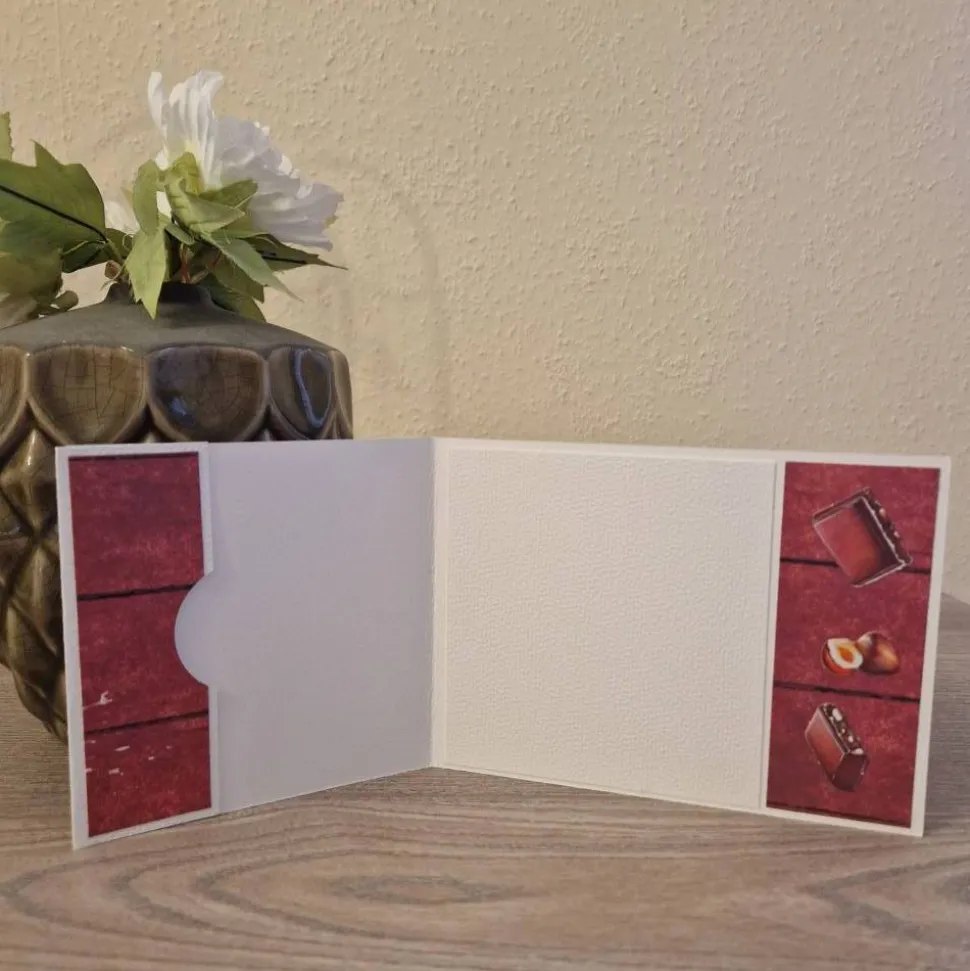 Geburtstagskarte / Schokolade / Nüsse / Schokoladen Geburtstag Karte / Geschenk / Geburtstagsgeschenk / Schokolade Motiv