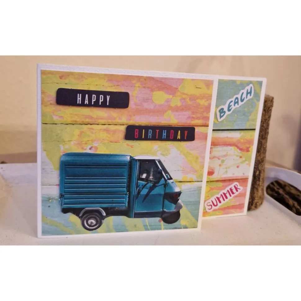 Geburtstagskarte / Sommer / Beach / Geburtstagsgeschenk / Urlaub Geburtstagskarte / Sommerliche Geburtstagskarte