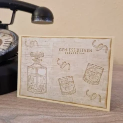 Geburtstagskarte / Whiskeygläser / Geburtstag / Whiskeyflasche / Whiskey Geburtstagskarten / Geburtstagsgruß mit Whiskey