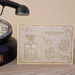 Geburtstagskarte / Whiskeygläser / Geburtstag / Whiskeyflasche / Whiskey Geburtstagskarten / Geburtstagsgruß mit Whiskey