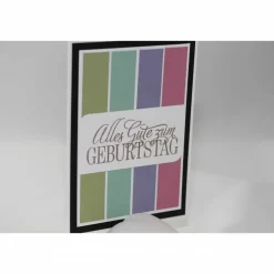 Geburtstagskarte "Colourblocking"