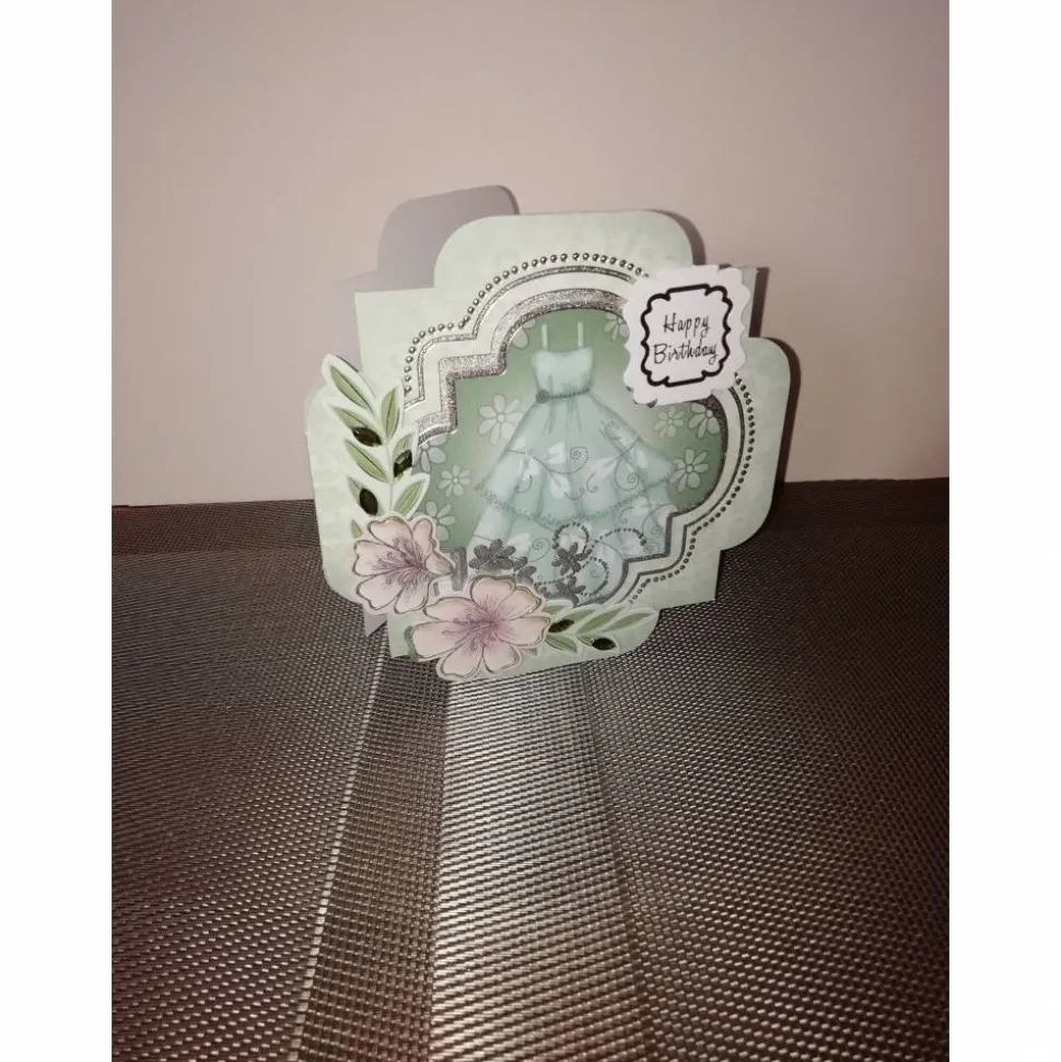 Geburtstagskarte für eine Frau, Mode, verspielt