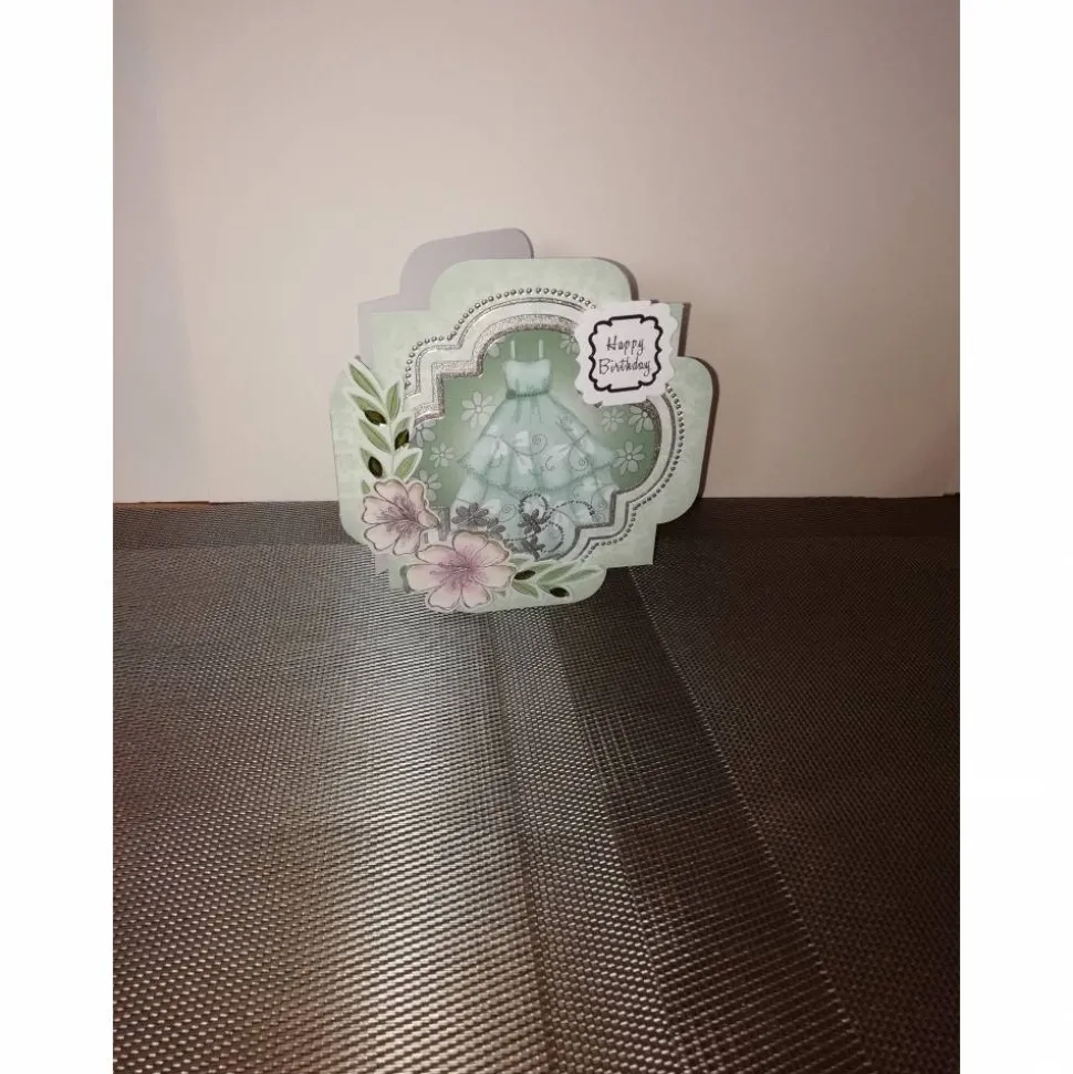 Geburtstagskarte für eine Frau, Mode, verspielt