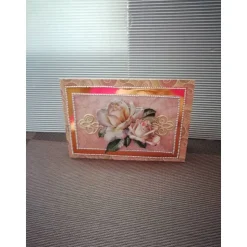 Geburtstagskarte für eine Frau mit Zartlachsfarbenen Rosen