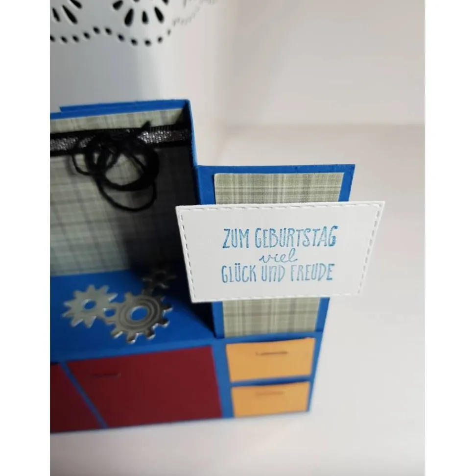 Geburtstagskarte für Männer "Werkbank"