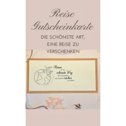 Geburtstagskarte für Reiseliebhaber – Geldgeschenk & Gutscheinverpackung mit Globus und Juteschleife