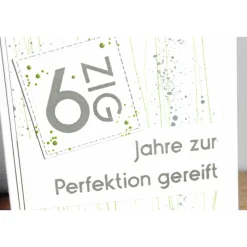 Geburtstagskarte für runde Geburtstage "Zur Perfektion gereift"