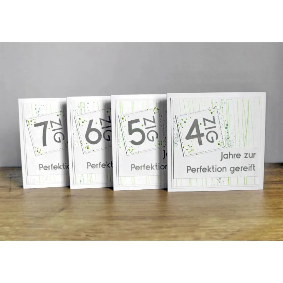 Geburtstagskarte für runde Geburtstage "Zur Perfektion gereift"