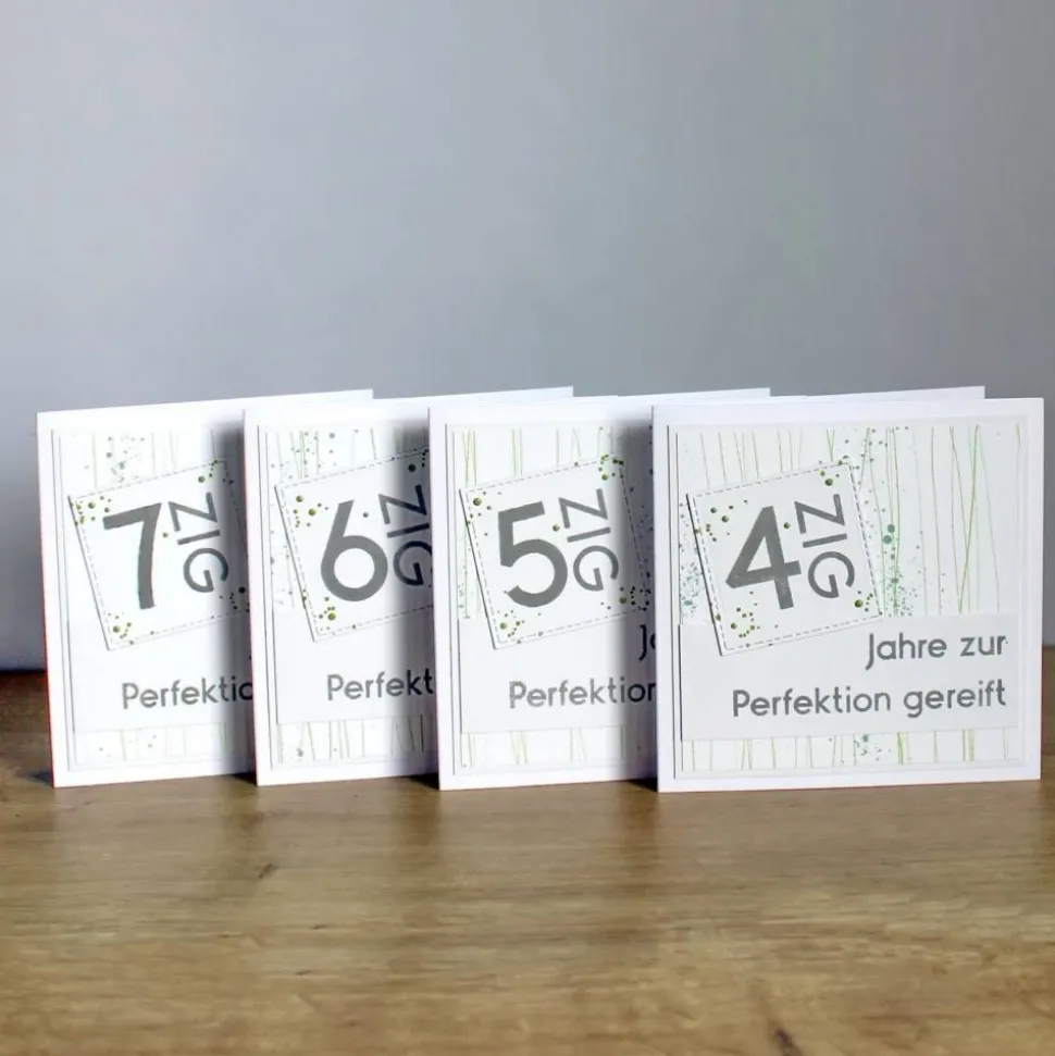 Geburtstagskarte für runde Geburtstage "Zur Perfektion gereift"