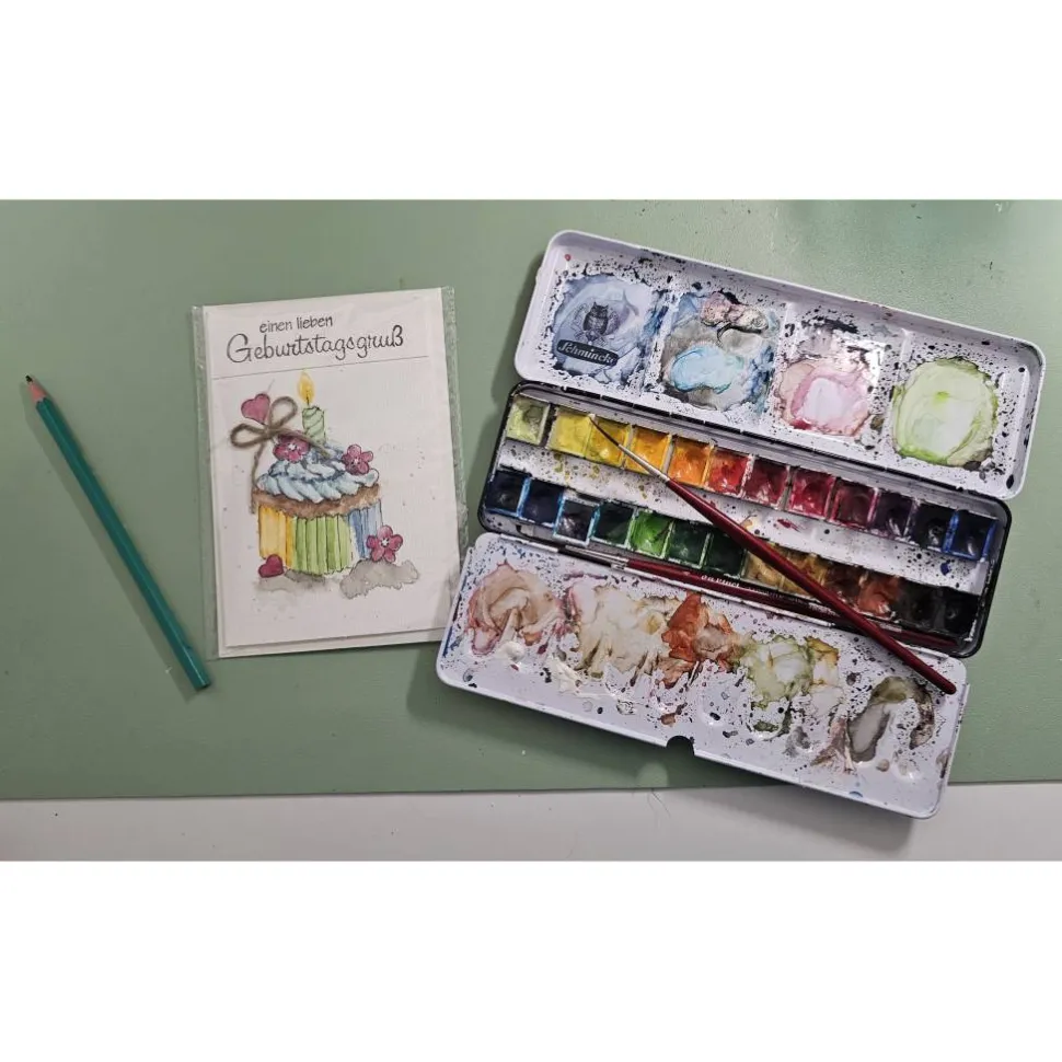 Geburtstagskarte Geburtstagsmuffin