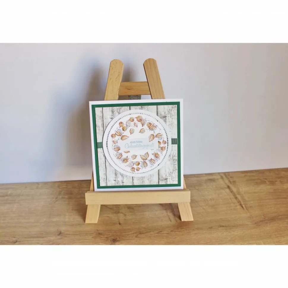 Geburtstagskarte, Glückwunschkarte "Physalis" aus der Manufaktur Karla