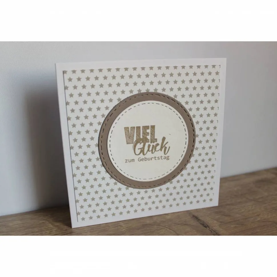 Geburtstagskarte, Glückwunschkarte "Viel Glück" aus der Manufaktur Karla
