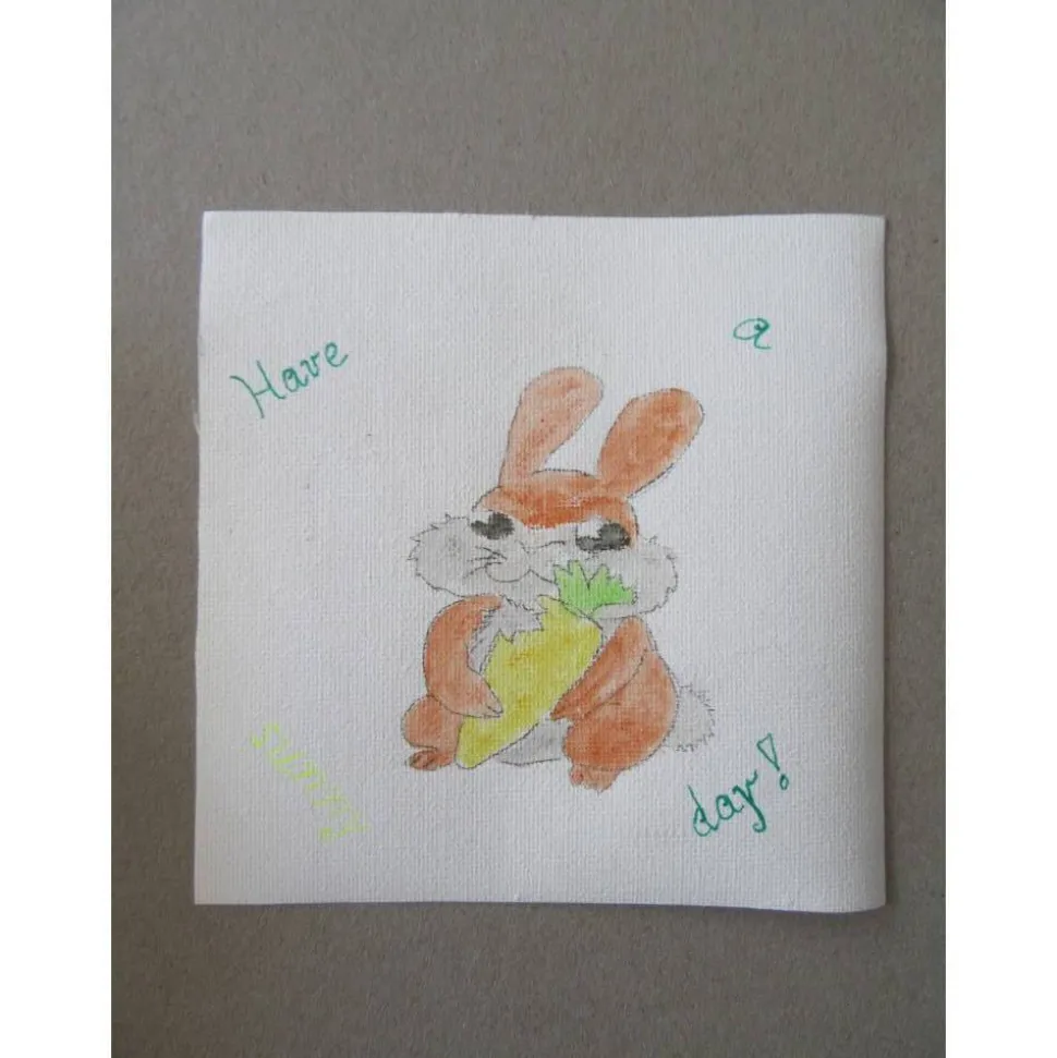 Geburtstagskarte "Have a bunny day"