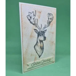Geburtstagskarte Hirsch / Geburtstagskarte mit Spruch / Stilvolle Geburtstagskarte / Naturmotiv Geburtstagskarte