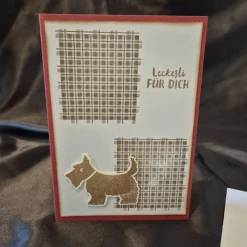 Geburtstagskarte Hundemotiv / Leckerli für Dich / Hunde Geburtstagskarte / Geschenke für Hundeliebhaber