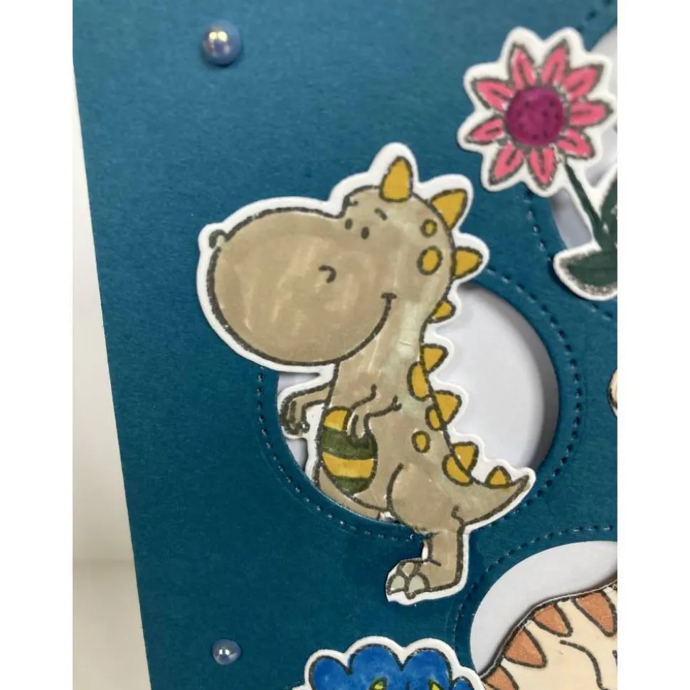 Geburtstagskarte Kindergeburtstag Karte Dinos Glückwunschkarte Karte handgefertigt