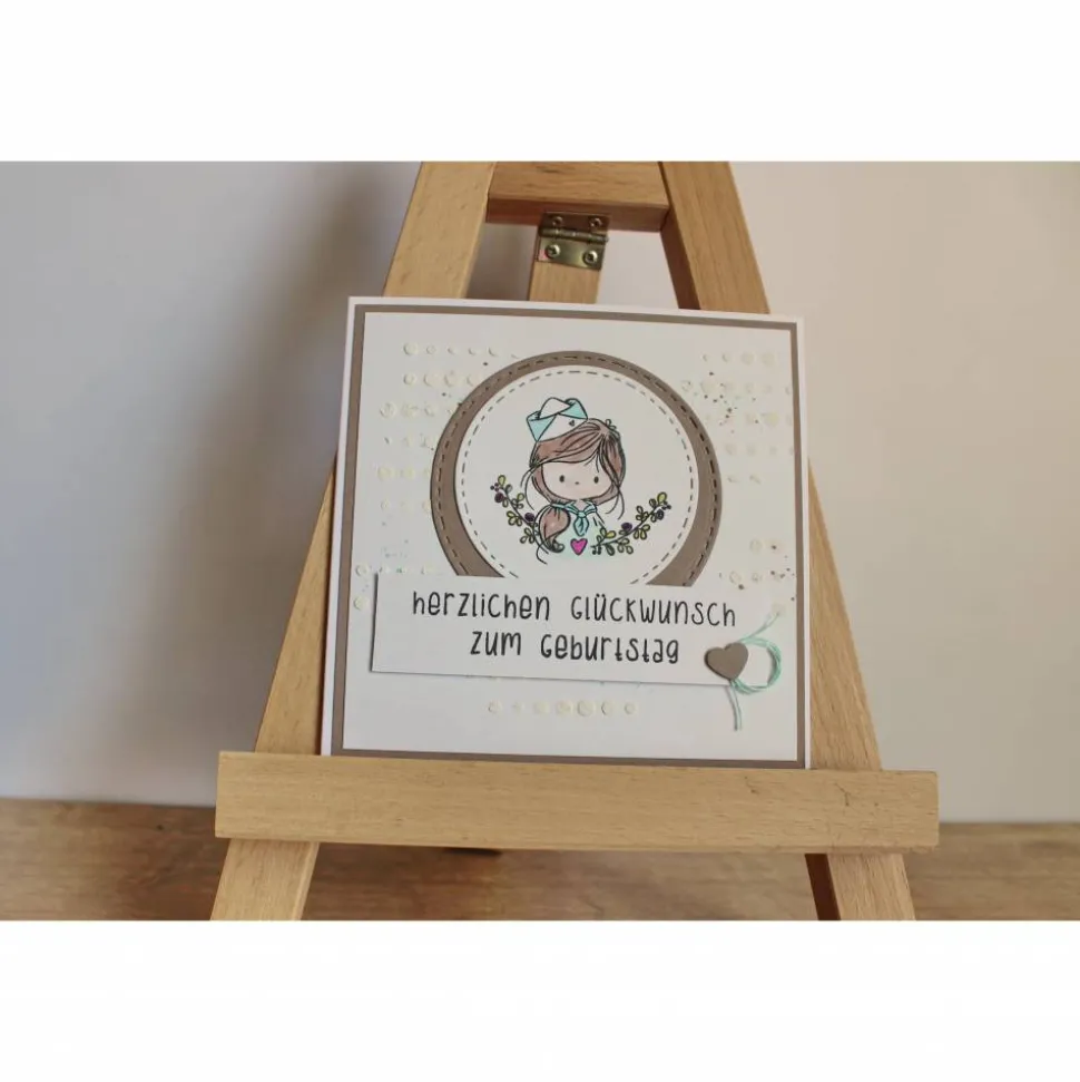 Geburtstagskarte Kindergeburtstag "Kleiner Matrose" oder "Kleine Matrosin" aus der Manufaktur Karla