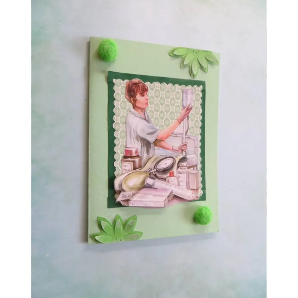 Geburtstagskarte Krankenschwester, Danksagung